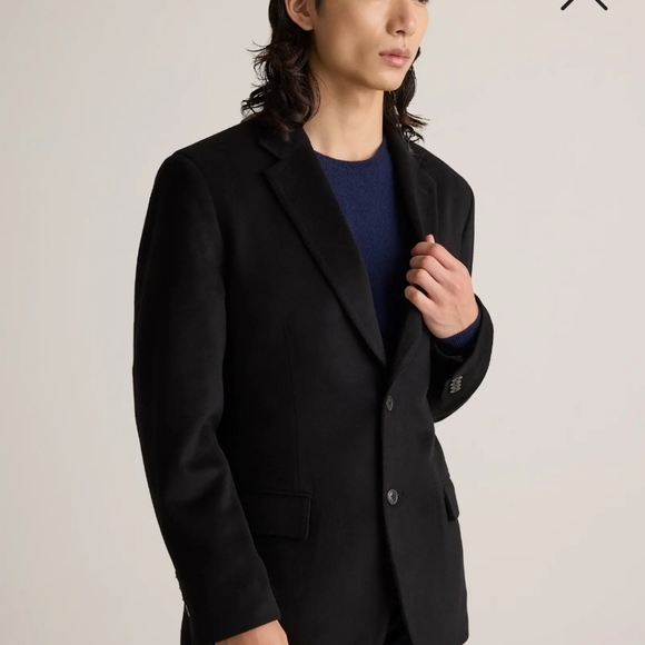 Quince Black Mongolian Cashmere Blazer - Picture 6 of 10